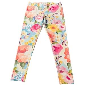 FIERCEPULSE WOMENS PRETTY FLORAL ATHLETIC LEGGINGS SIZE XL